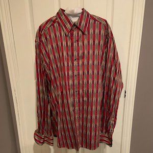 Robert Graham Mens Dress Shirt, Size XL